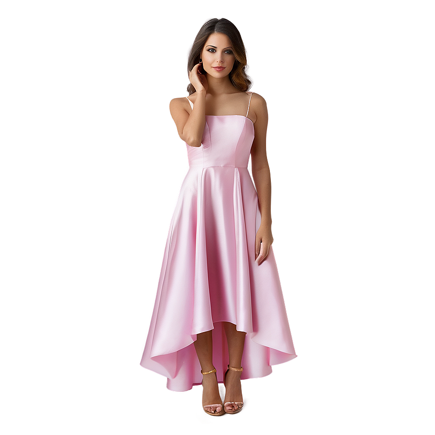 Elegant Pink Dress Png 52