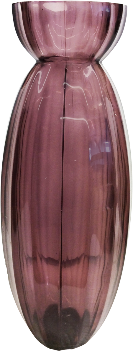 Elegant Pink Glass Vase