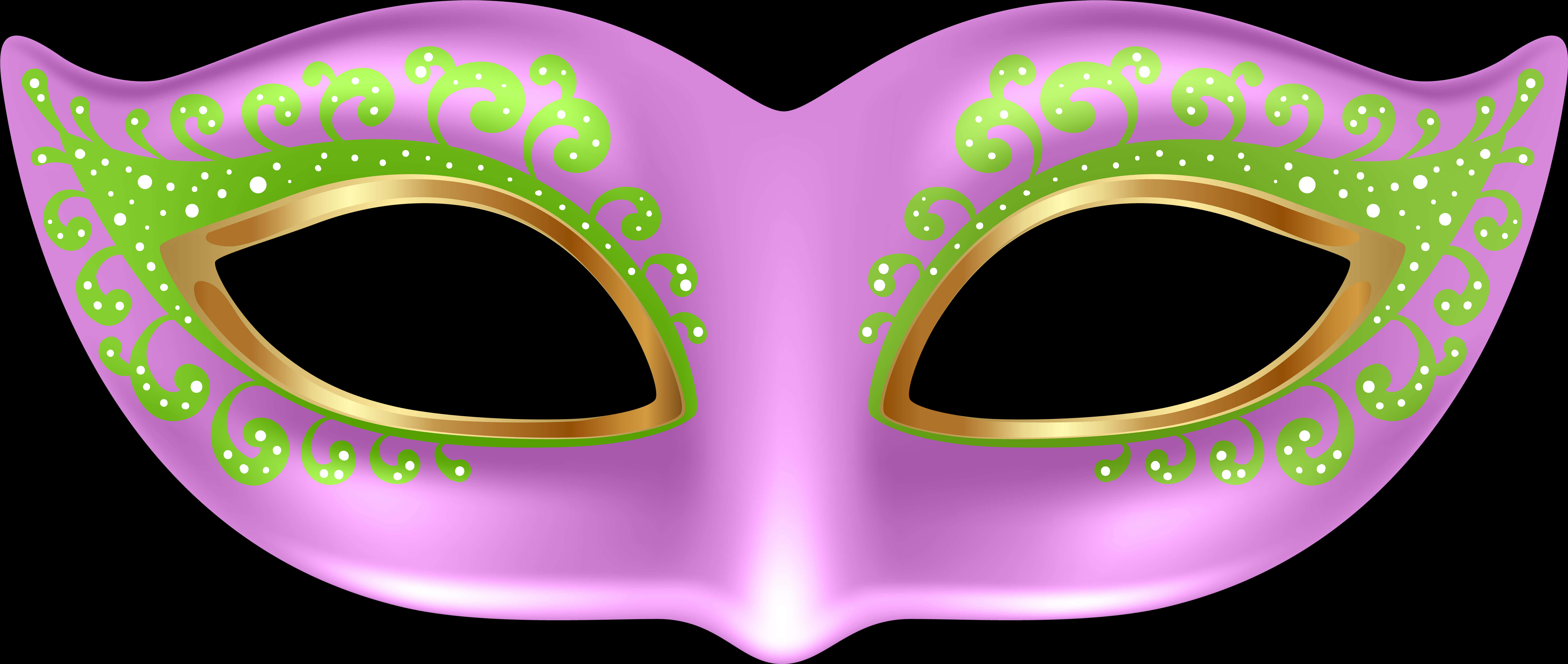 Elegant Pink Masquerade Mask