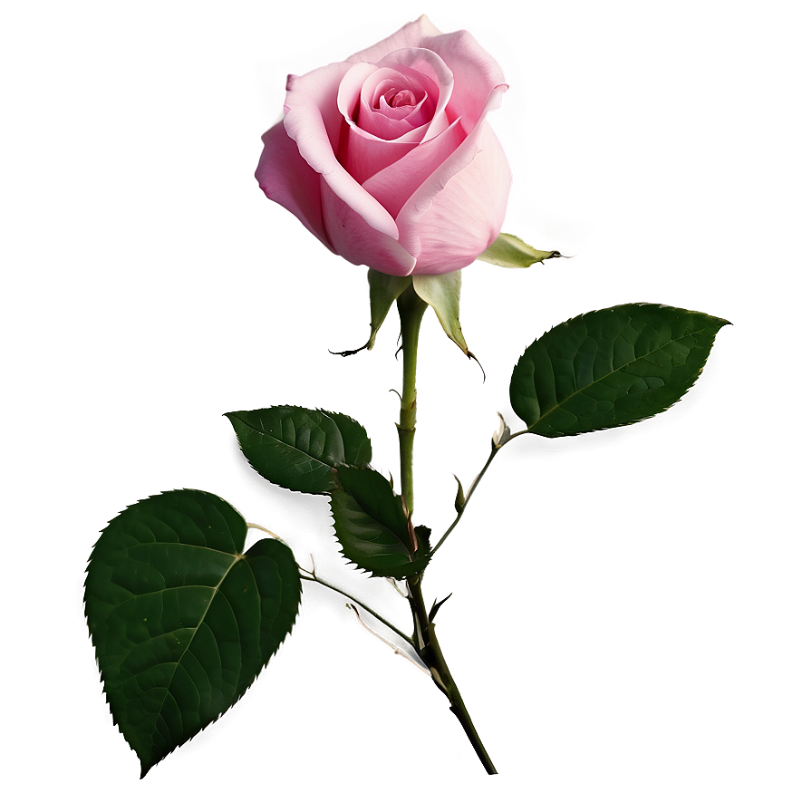 Elegant Pink Rose Png Ivf98