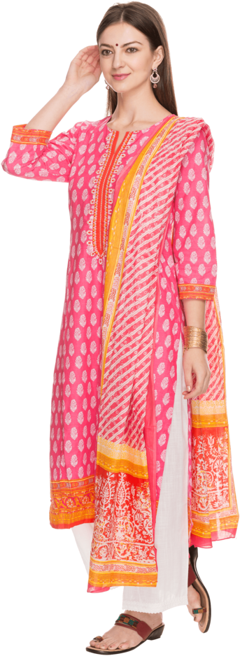 Elegant Pink Salwar Suit Model