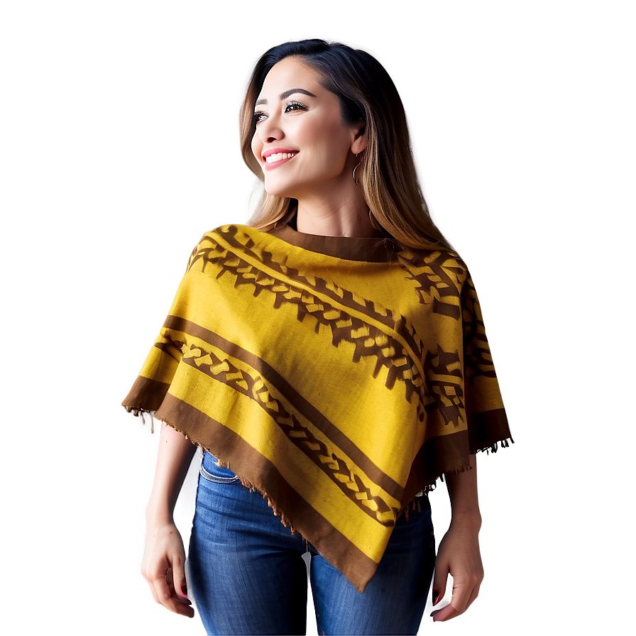 Elegant Poncho For Women Png Jae