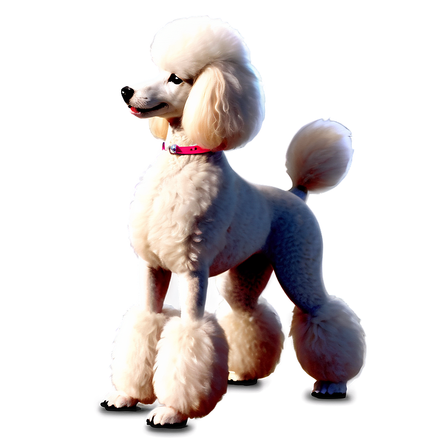 Elegant Poodle Profile Png Gya22