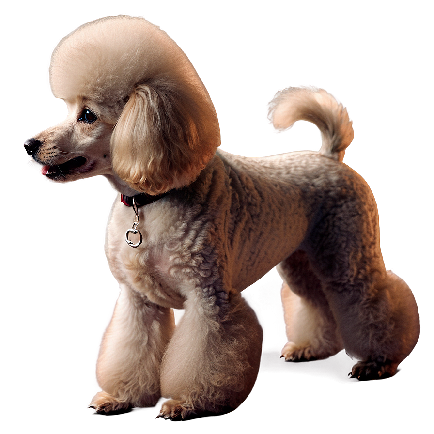 Elegant Poodle Profile PNG kob49 PNG with transparent background