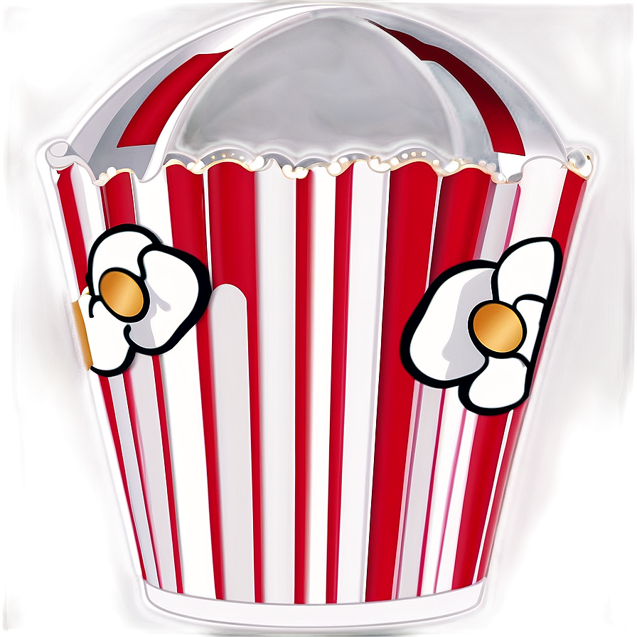 Elegant Popcorn Bucket For Events Png 06132024