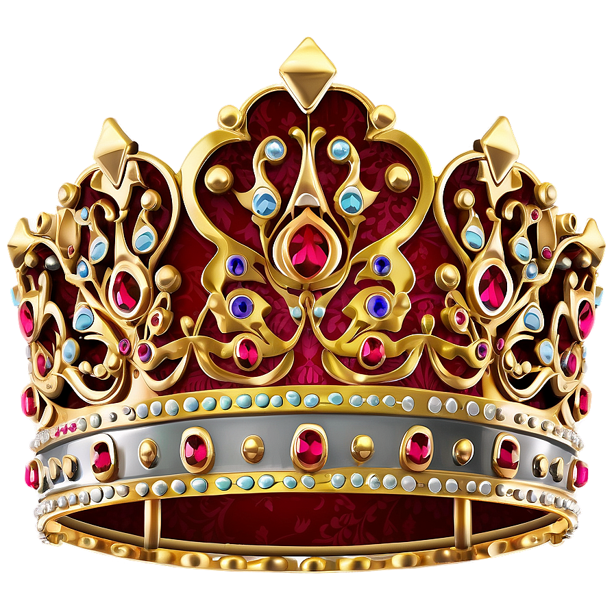 Elegant Princess Crown Design PNG 45 PNG image with a transparent background, free high-resolution download