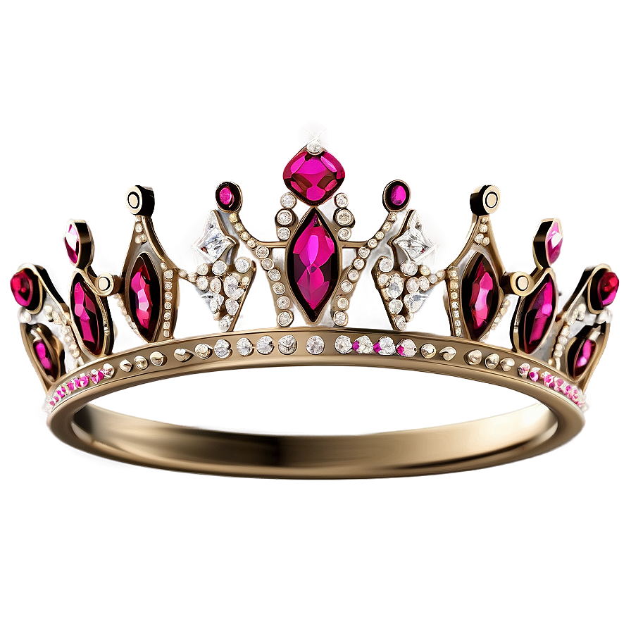 Elegant Princess Crown Design PNG cal45 PNG image with a transparent background, free high-resolution download