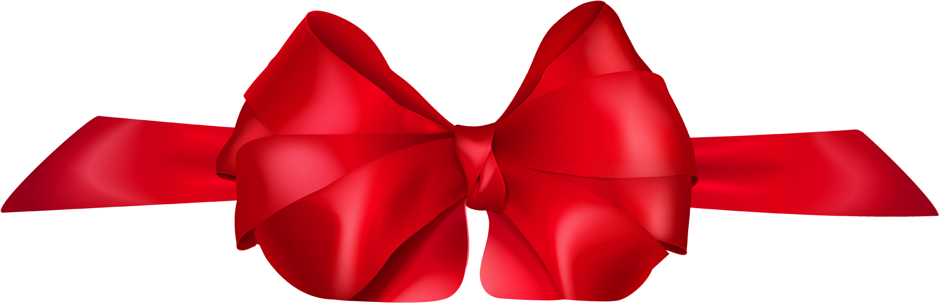 Elegant Red Bow Decoration