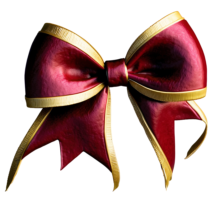 Elegant Red Bow PNG 05252024 PNG with transparent background