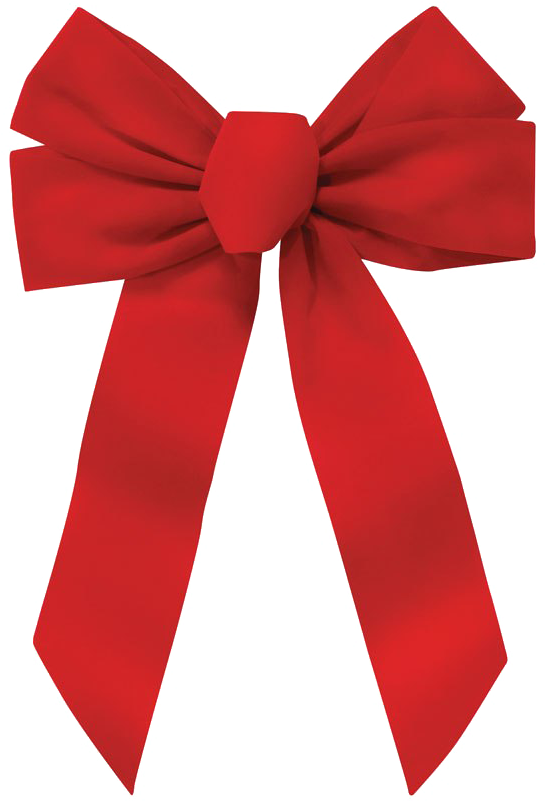 Red Bow For Wreath, HD Png Download PNG with transparent background