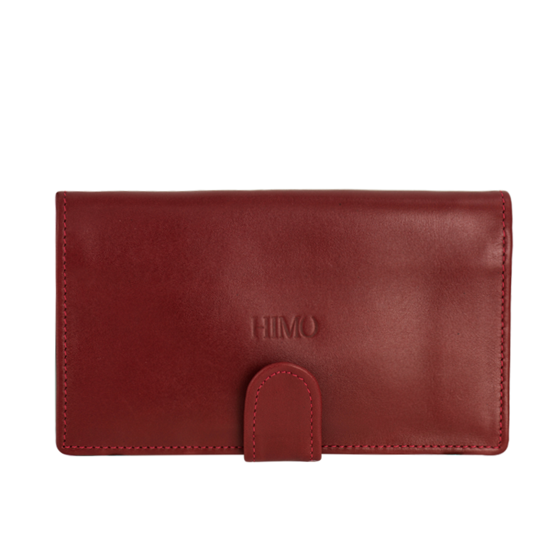 Elegant Red Leather Wallet