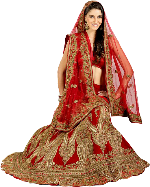 Elegant Red Lehenga Choli Design