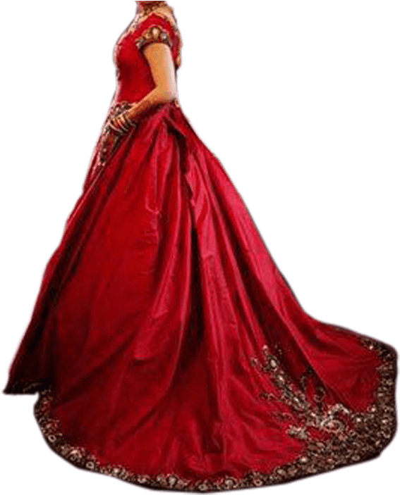 Elegant Red Lehenga Design