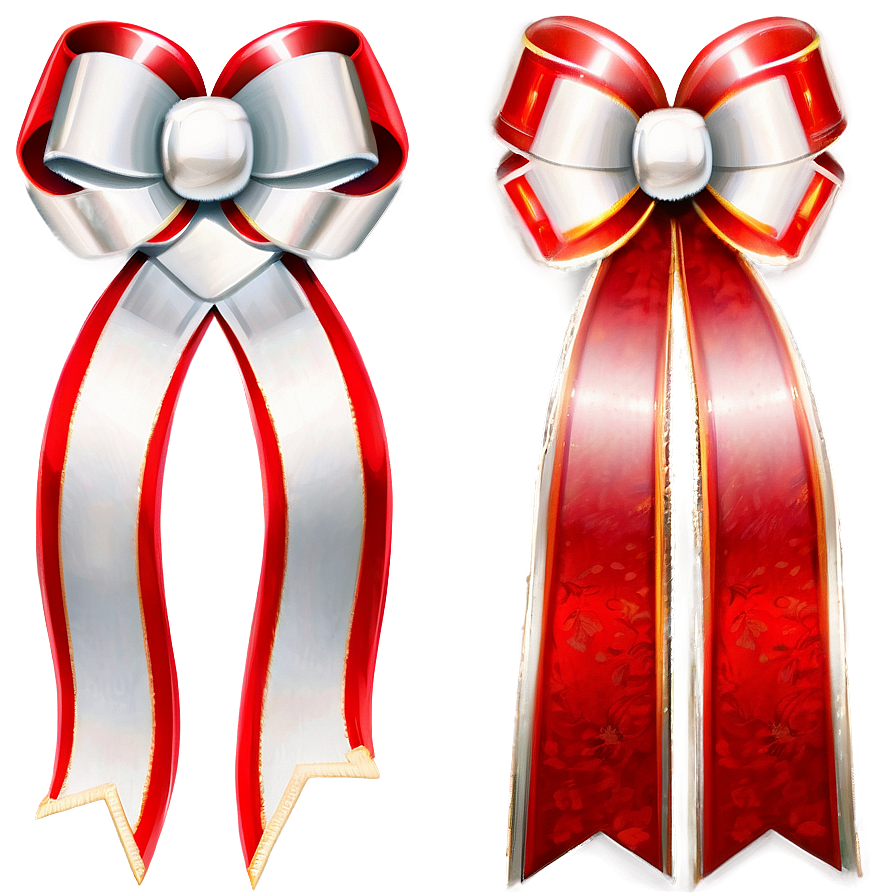 Elegant Red Ribbon Png Qfy