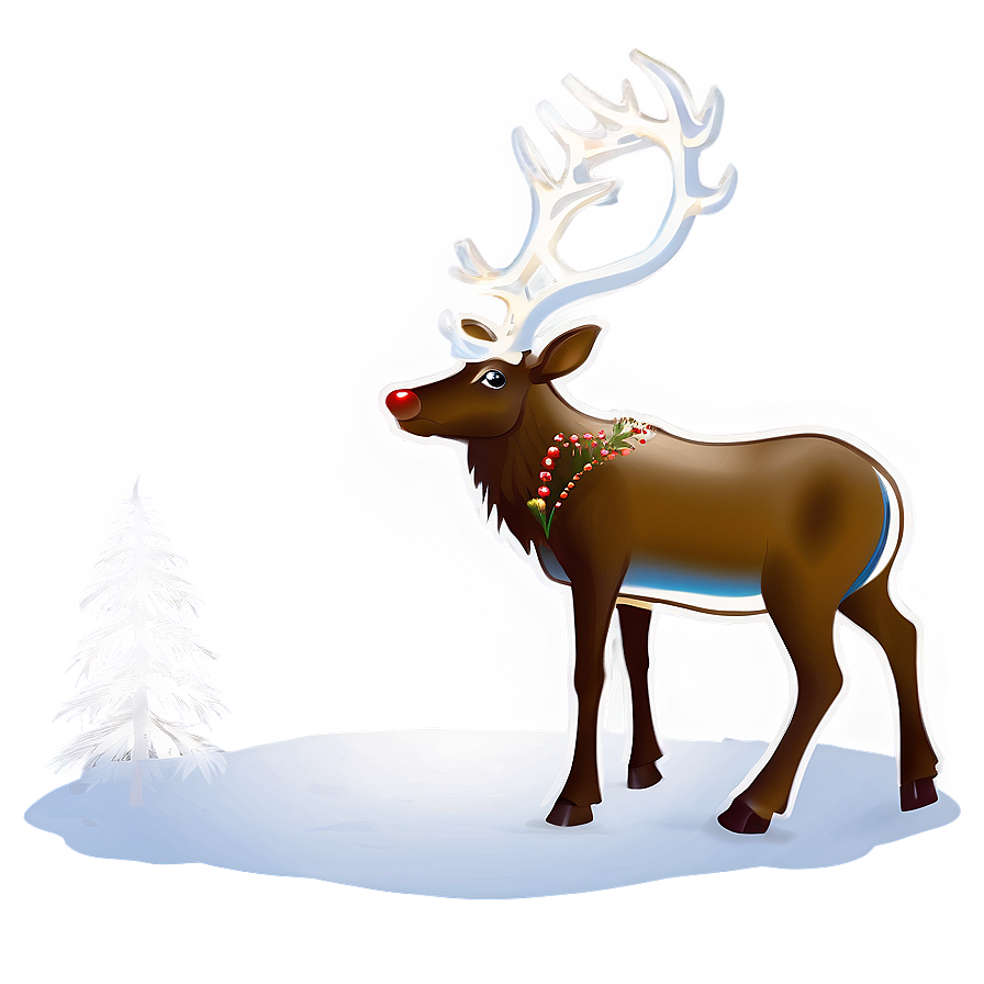 Elegant Reindeer Png Kxm19