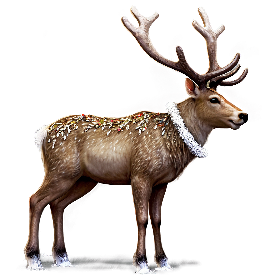 Elegant Reindeer Png Mjt