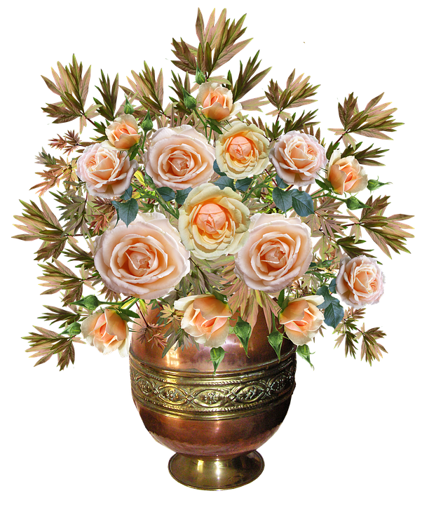 Elegant Rose Arrangementin Vase