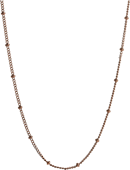 Elegant Rose Gold Chain Necklace