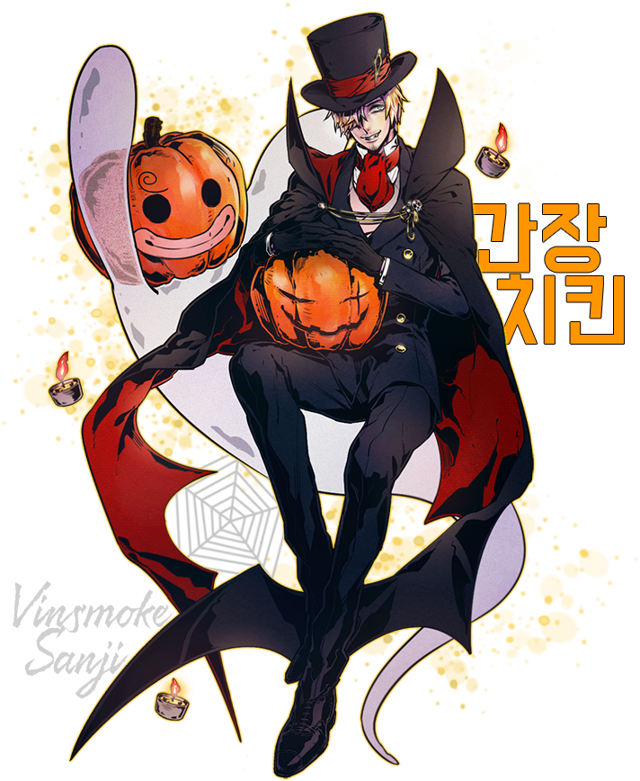 Elegant Sanji Halloween Theme