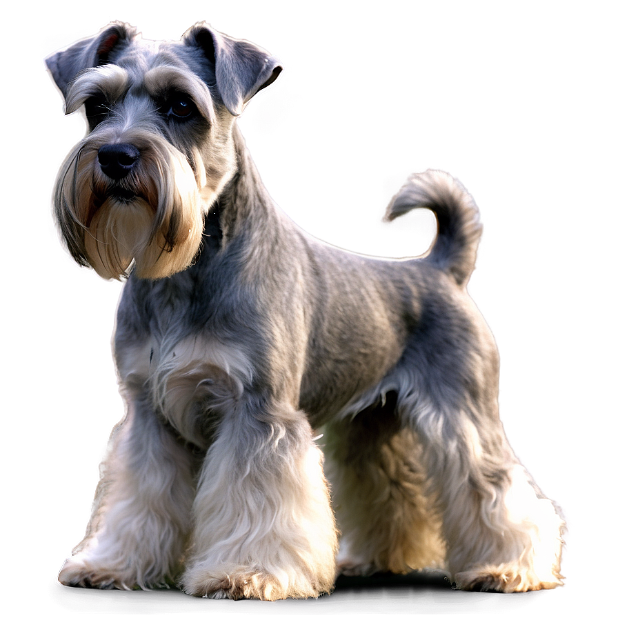 Elegant Schnauzer Show Stance Png Dsb93