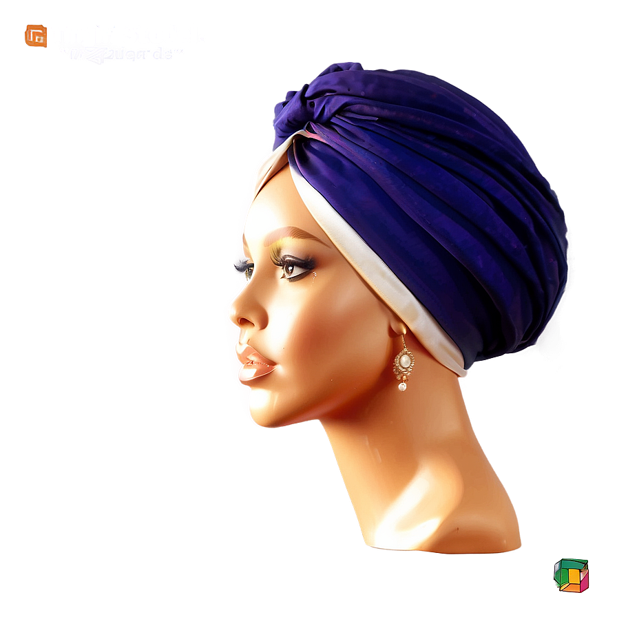 Elegant Silk Turban Png 91