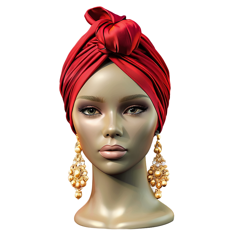 Elegant Silk Turban Png Blq40