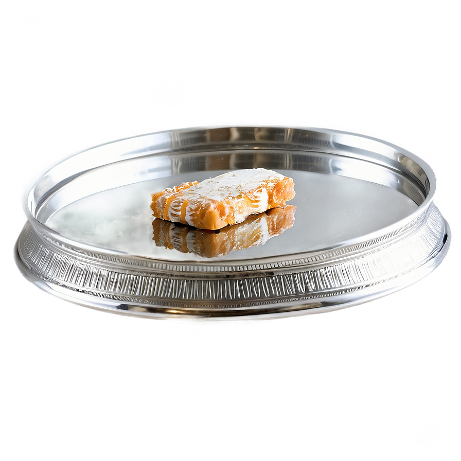 Elegant Silver Tray PNG 14 PNG image with a transparent background, free high-resolution download