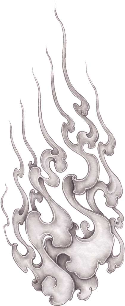 Elegant Smoke Clouds Illustration