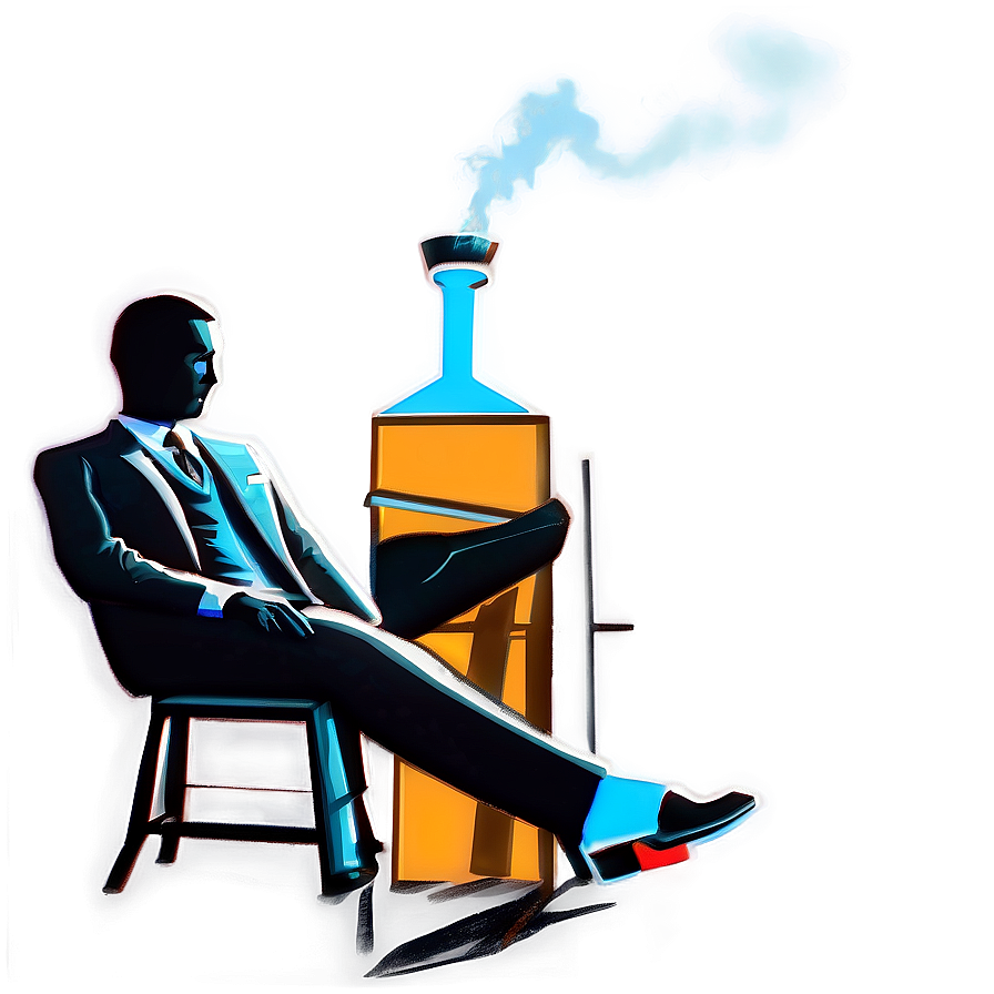 Elegant Smoking Lounge PNG yph6 PNG with transparent background