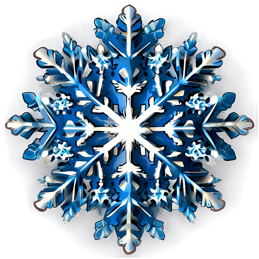 Elegant Snowflake Graphic PNG lsv10 PNG image with a transparent background, free high-resolution download