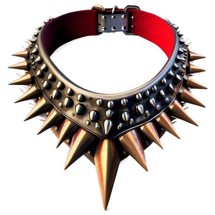 Elegant Spiked Collar Png Enc