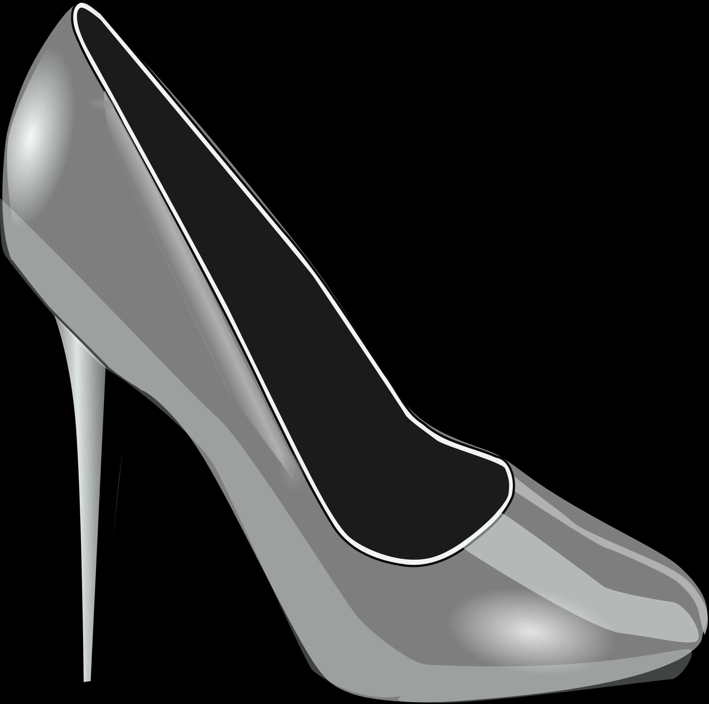 Silver Shoe Clip Arts - Shoe Clip Art, HD Png Download PNG image with a transparent background, free high-resolution download