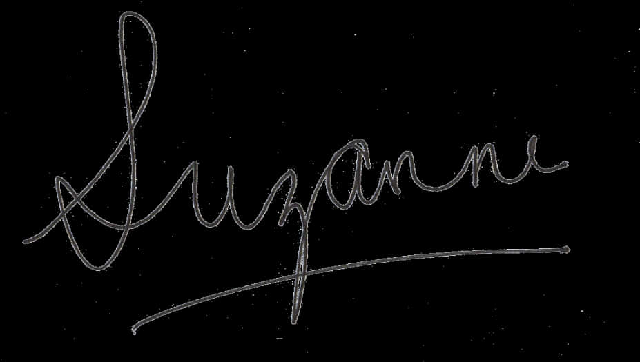 Elegant Suzanne Signature