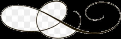 Elegant_ Swirl_ Decorative_ Line.png PNG image with a transparent background, free high-resolution download