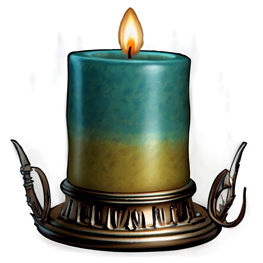 Elegant Taper Candle PNG 11 PNG with transparent background