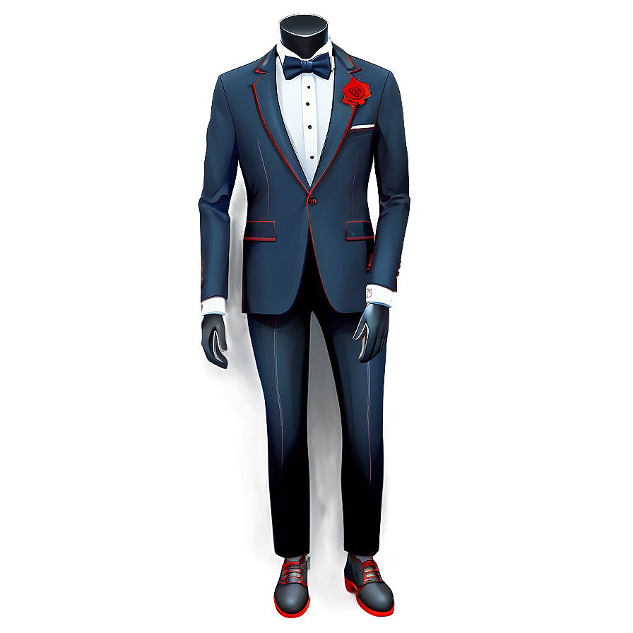 Elegant Tuxedo Design PNG 85 PNG with transparent background