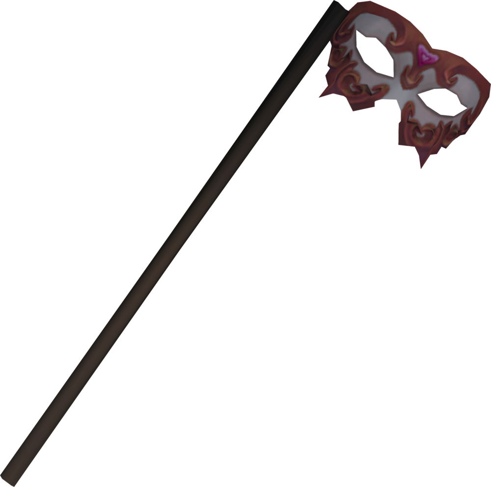 The Runescape Wiki - Masquerade Masks On Sticks Png, Transparent Png PNG with transparent background