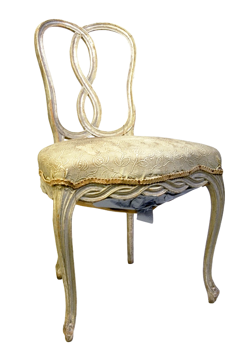 Elegant Vintage Chair Design PNG with transparent background