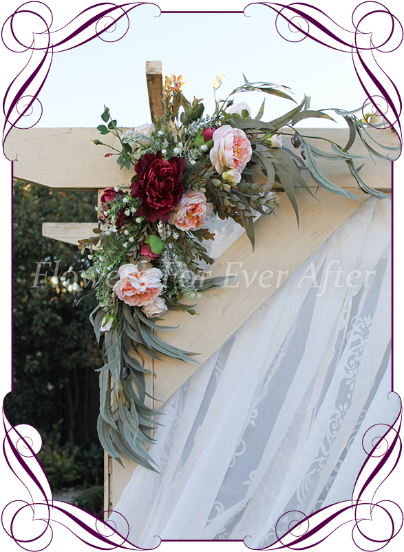 Elegant Wedding Arbor Floral Decoration