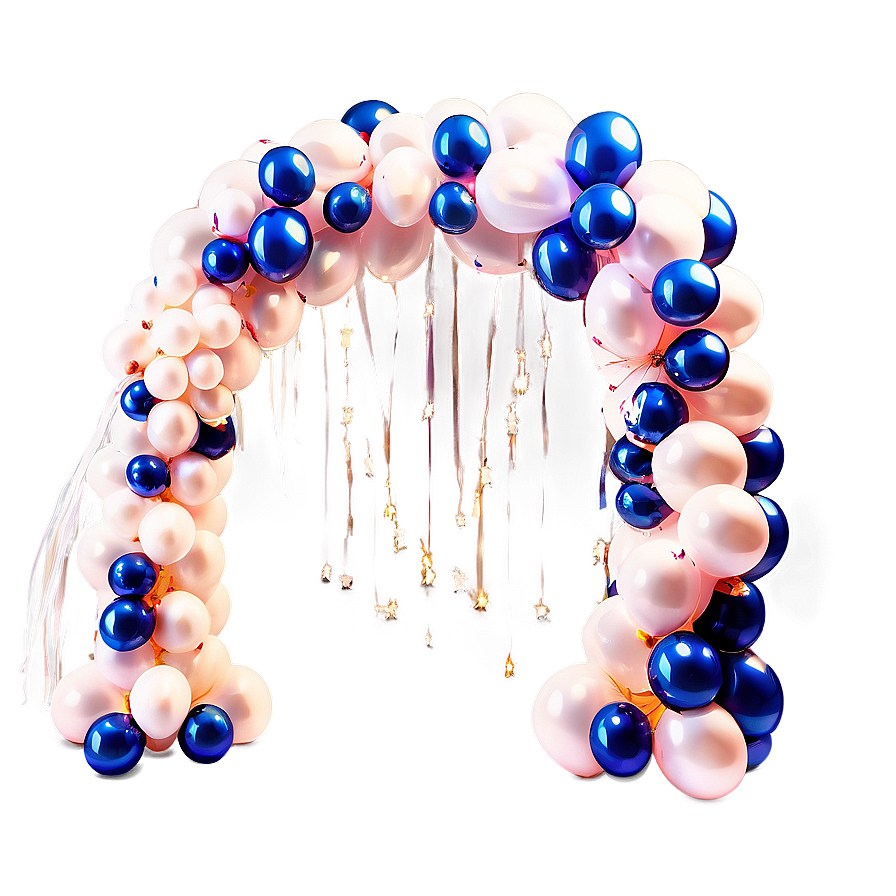 Elegant Wedding Balloon Arch PNG 66 PNG image with a transparent background, free high-resolution download