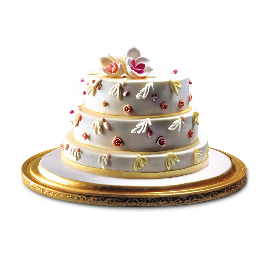 Elegant Wedding Cake Png 06122024