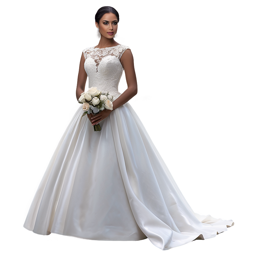 Elegant Wedding Dress PNG 83 PNG with transparent background