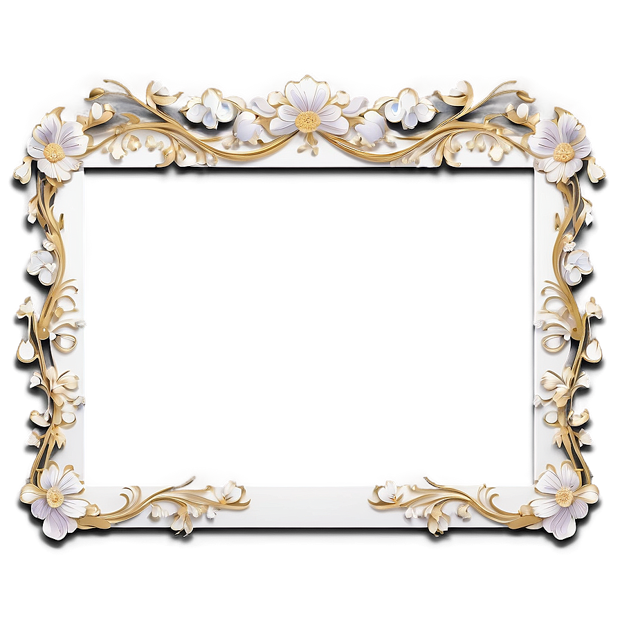 Elegant Wedding Frame Png 72