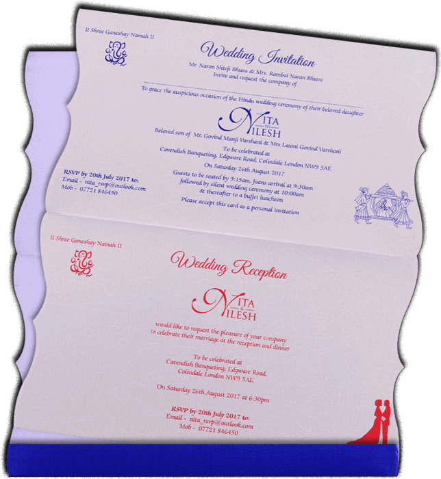 Elegant Wedding Invitation Card