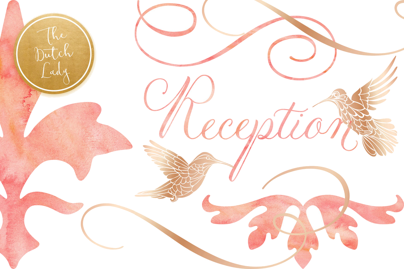 Elegant Wedding Reception Clipart