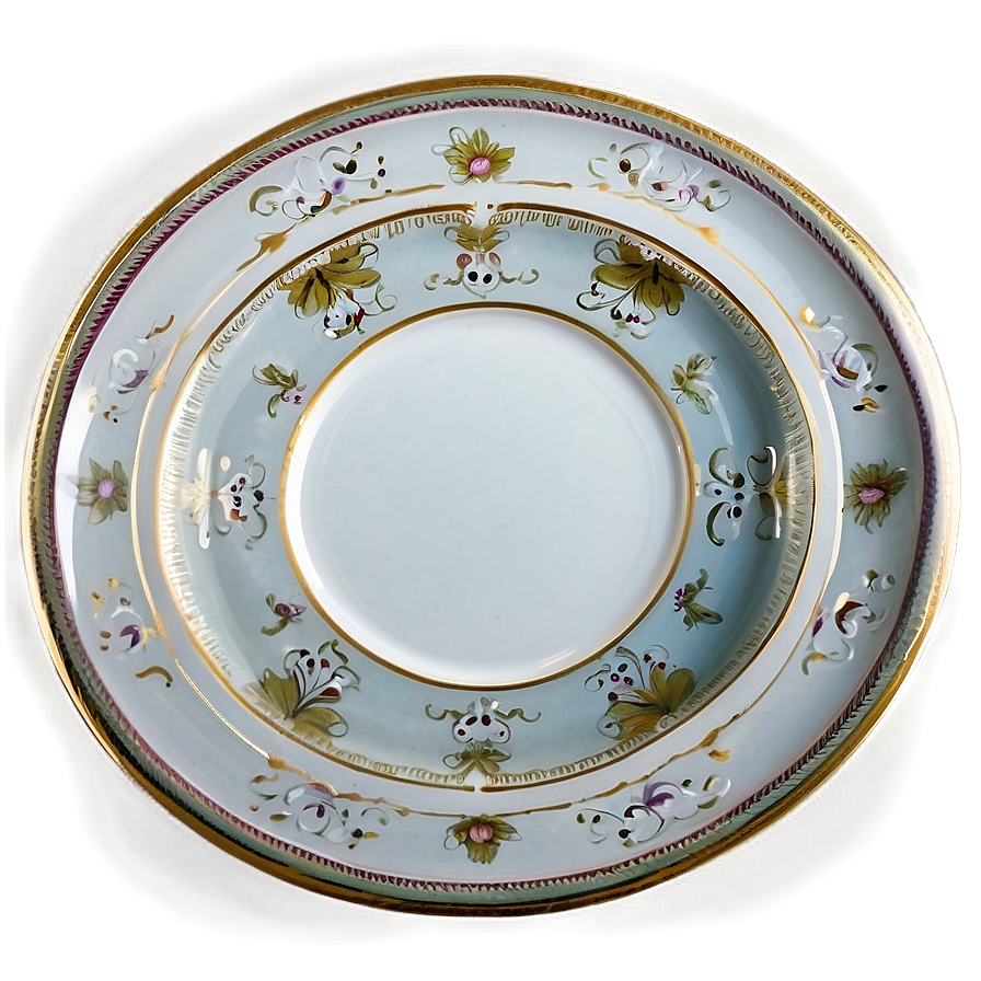 Elegant White Dinner Plate PNG 06212024 PNG image with a transparent background, free high-resolution download
