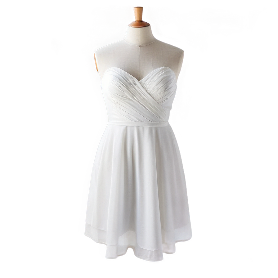 Elegant White Dress Png 06212024