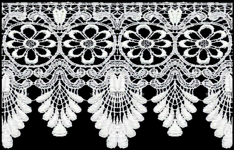 Elegant White Lace Pattern