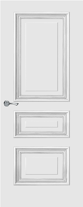 Elegant White Panel Door