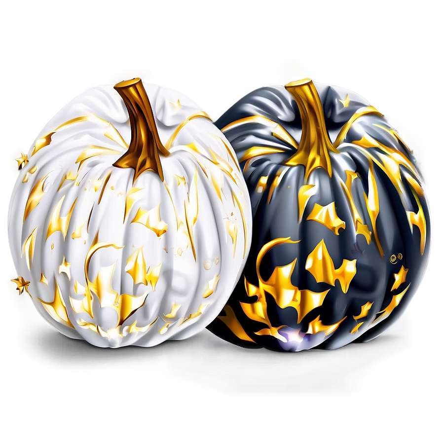 Elegant White Pumpkin Png Awh40